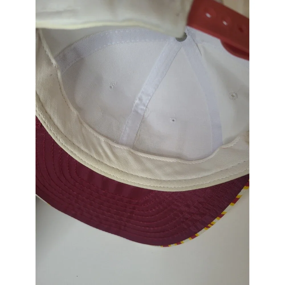 Vtg Zubaz Superbowl Washington Redskins Football Snapback Hat